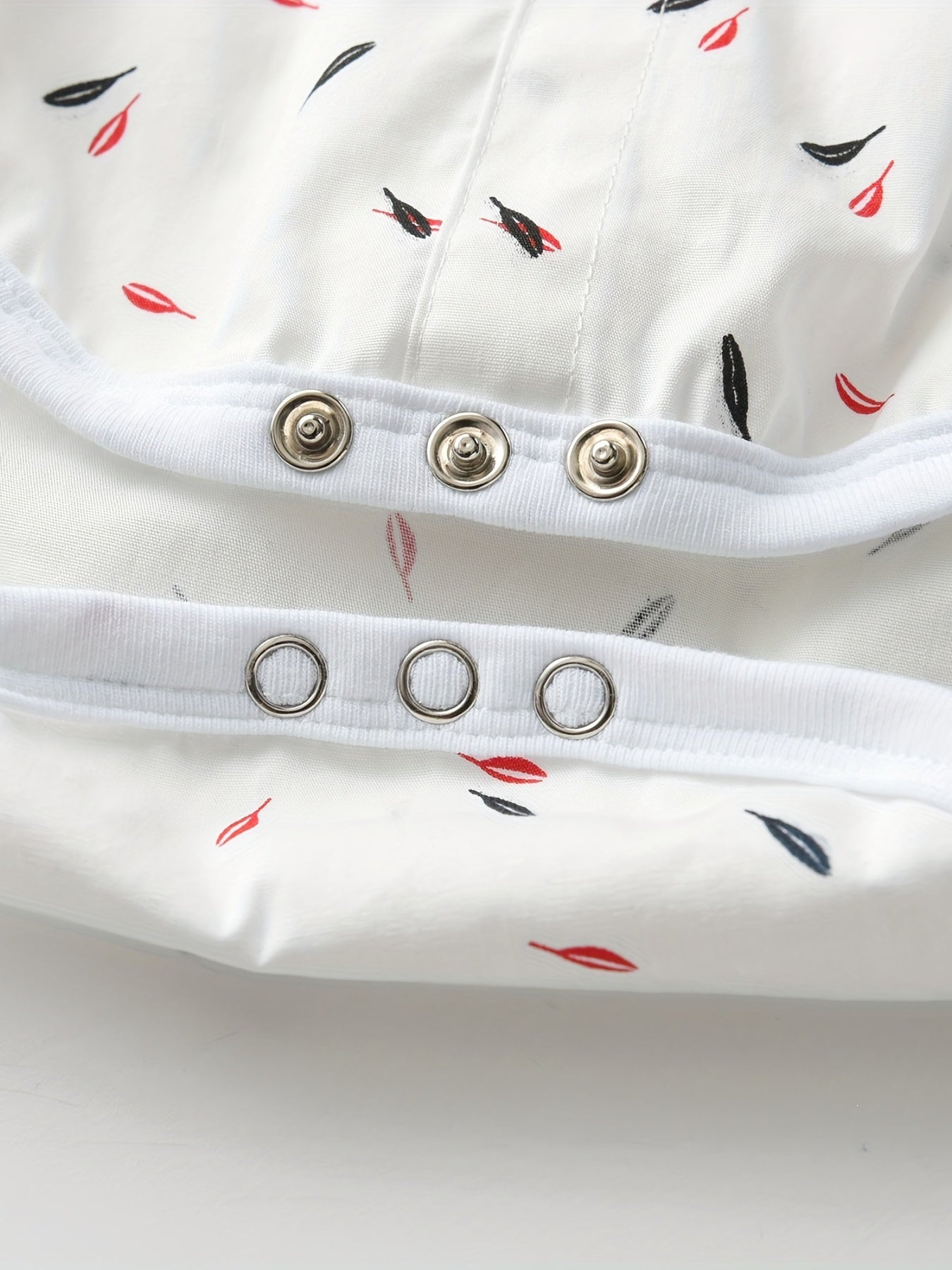 Baby Boys 2pcs Leaf Print Dress Shirt Romper & Striped Bib Pants Set
