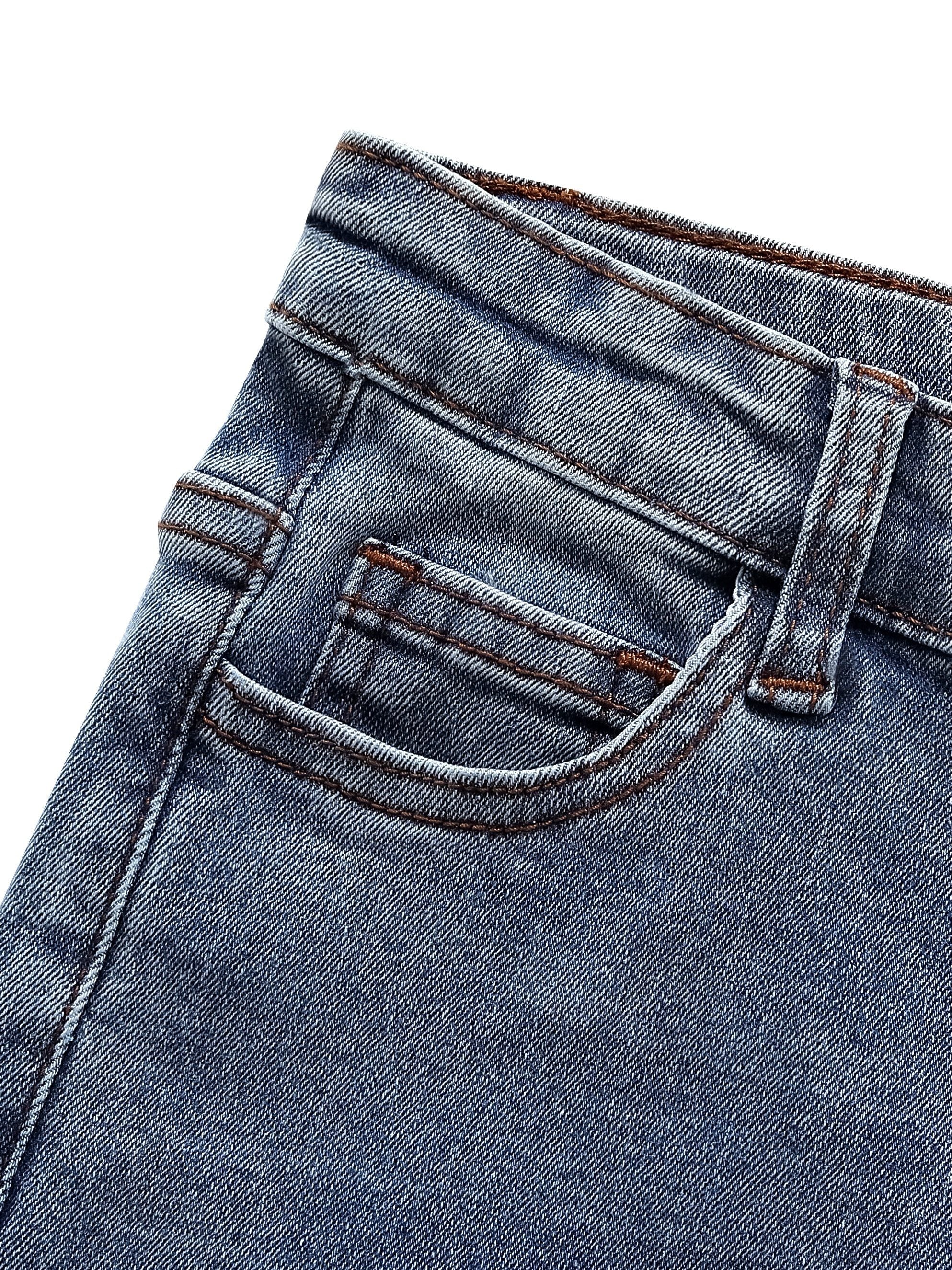 Boys Straight Cut Denim Pants for Spring