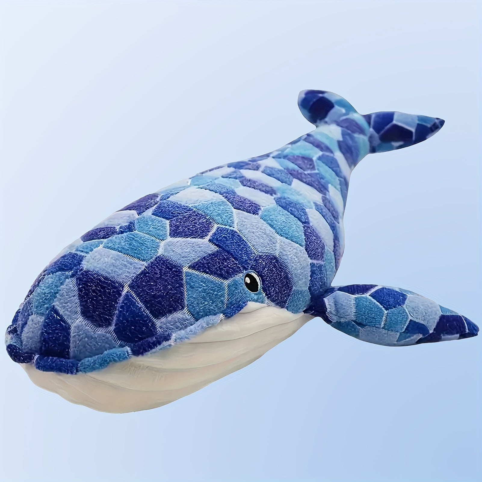 Big Whale Plush Toy Stuffed Sea Animal Soft Cartoon Decoration Gift