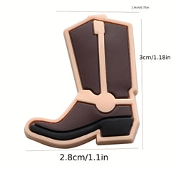27Pcs Shoes Charms For Clogs Sandals Cowboy Decoration Shoe Bracelet