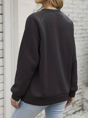 Versatile Long Sleeve Crew Neck Sweatshirt for Women