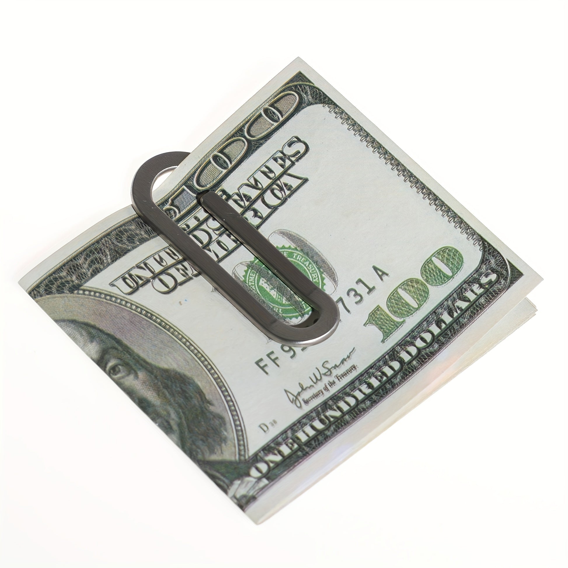 Stainless Steel Money Clip Card Holder for Men