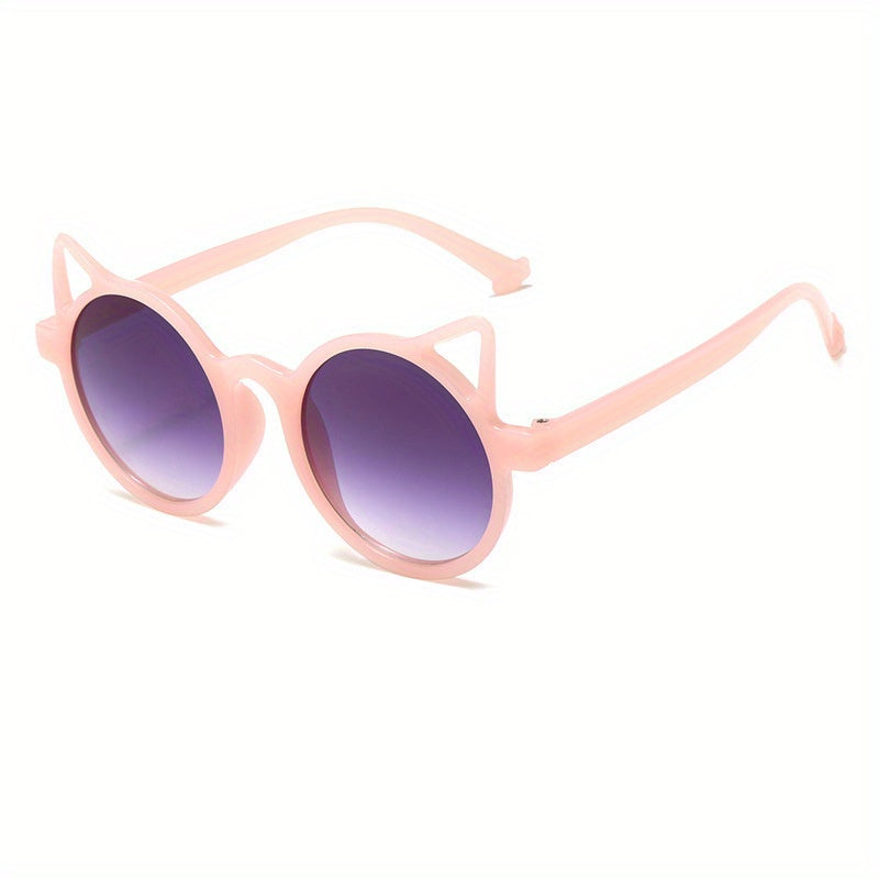 Cat Ear Sunglasses Round Candy Party Decorative Glasses Women Girls Kids