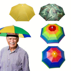 100g UltraLight Folding Umbrella Cap Waterproof Sun Protection Hat