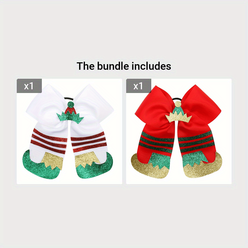 Girls Tree Hair Ties Socks Shape Hair Bands for Kids