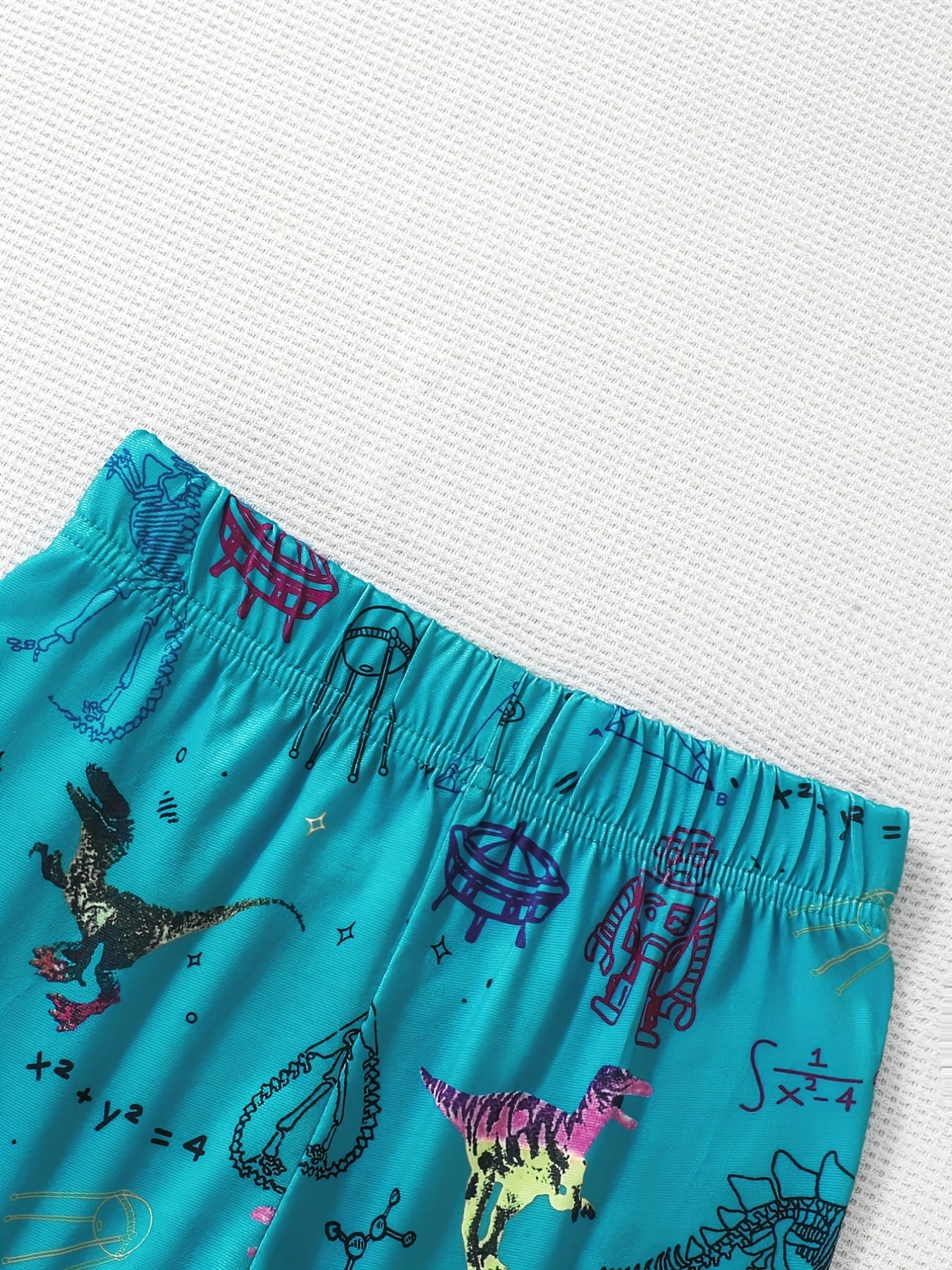 5pcs Girls Cartoon Print Bike Shorts & Stretchy Casual Shorts For Kids