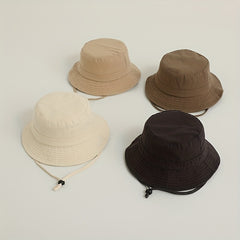 Kids Sunshade Wide Brim Bucket Hat for Outdoor Travel