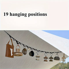 Multifunctional Camping Clothesline, Adjustable Lanyard