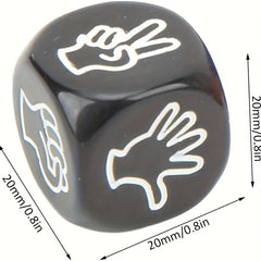 2pcs Finger Guessing Game Dice for Men Women