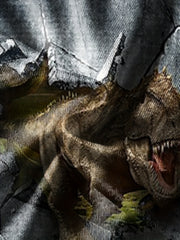 Boys' Dino Graphic Novel T Shirt, 3D Print Tee