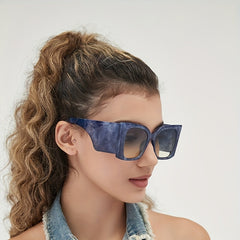 Marbling Cat Eye Sunglasses UV400 Sun Shades for Summer