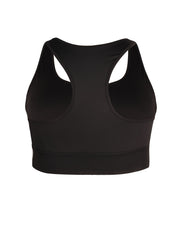 Floral Print Plus Size Racer Back Sports Bra for Women