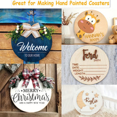 30 48 Cm Wooden Crafts 6 Wooden Crafts DIY Wooden Circles Loop Projects