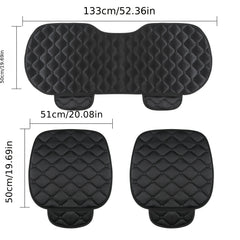 Plush Car Seat Cushion Set - Winter Warm Chair Cover