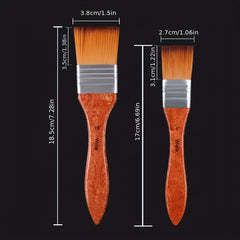 24 Pcs Nylon Hair Watercolor Paint Brush Set for Acrylic Watercolor Art