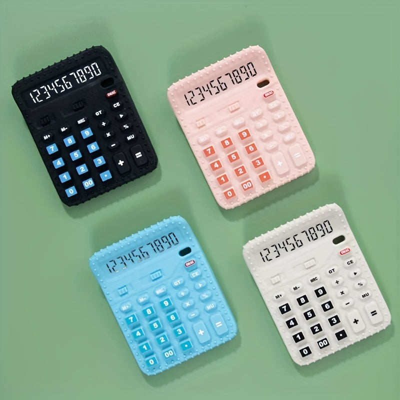 Baby Silicone Calculator Teething Toy with Anti-drop Chain