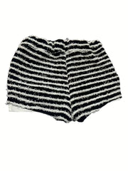 Striped Drawstring High Waist Shorts