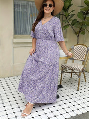 Floral Print Maxi Dress