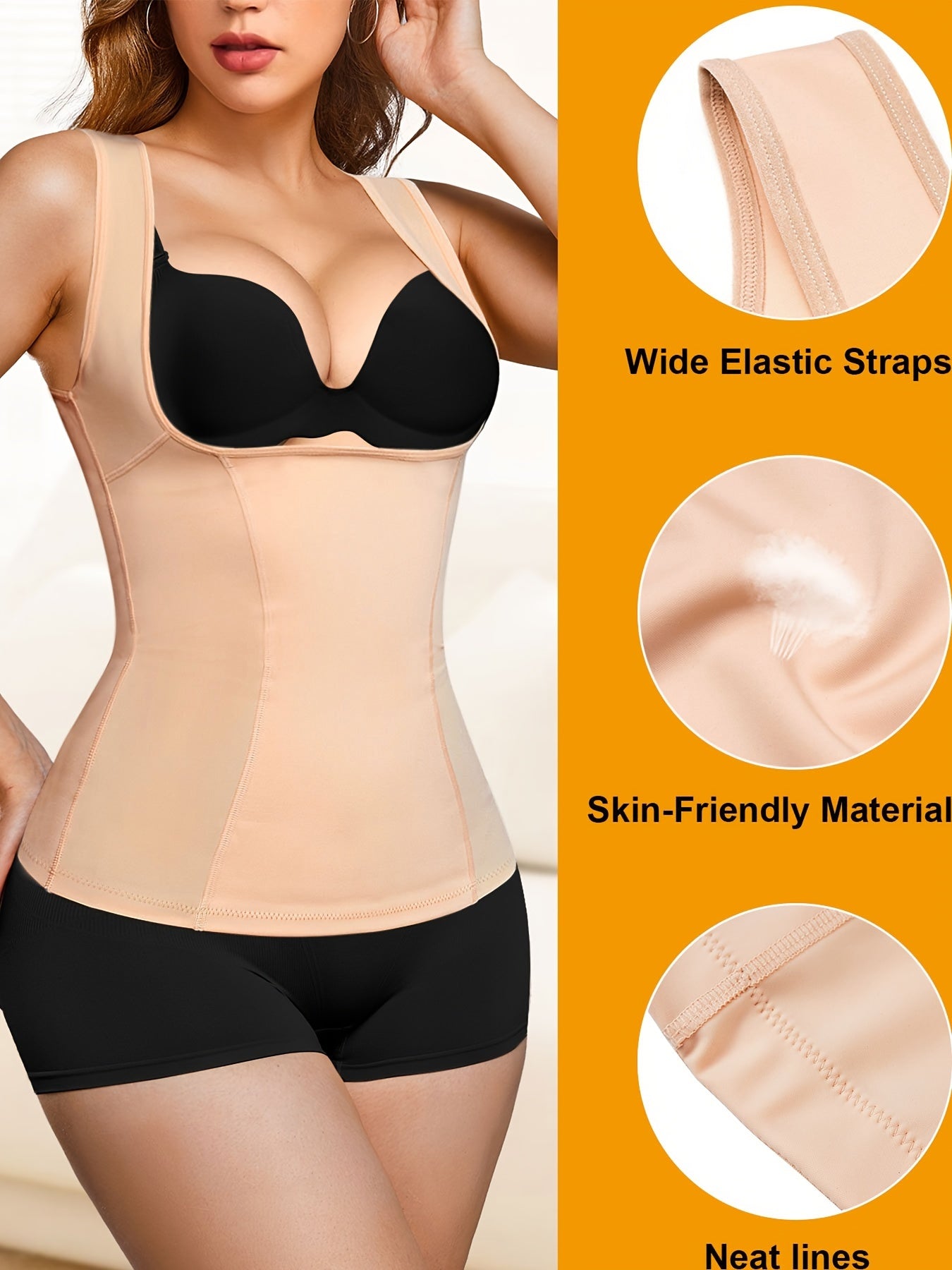 Women Waist Tummy Control Shapewear Sleeveless Top