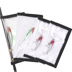 4pcs Clear PVC Bait Covers Saltwater Freshwater Fishing Gear 2 Large 2 Medium