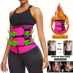 Zipper Waist Trainer Tummy Control Girdle Belt