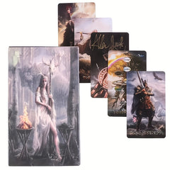 78pcs Rune Tarot Card Rider Waite Cards Board Game Toy