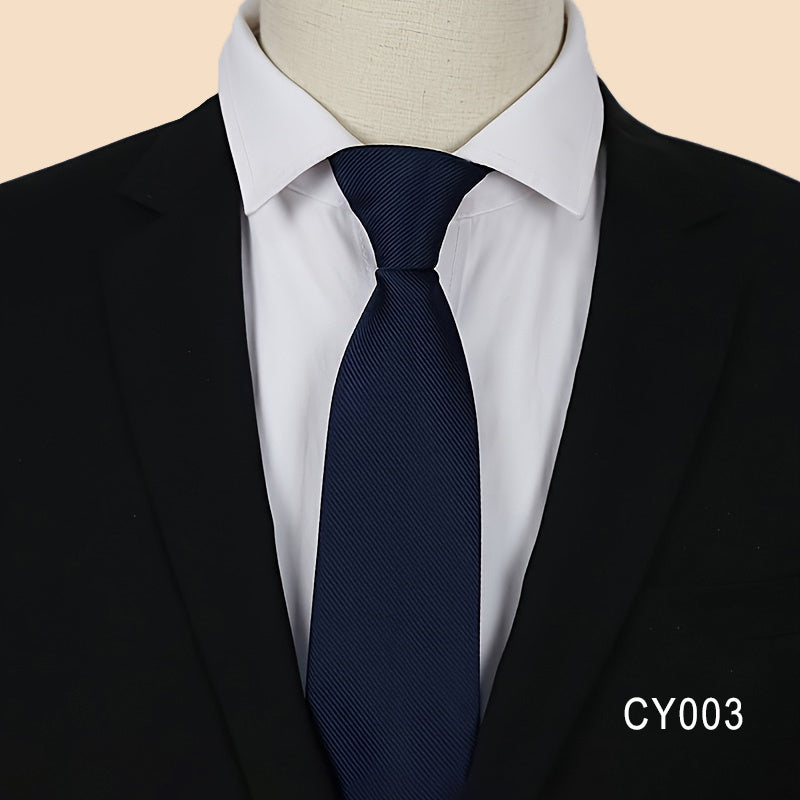 Men's Zipper Tie Knotless Tie, 96in Length