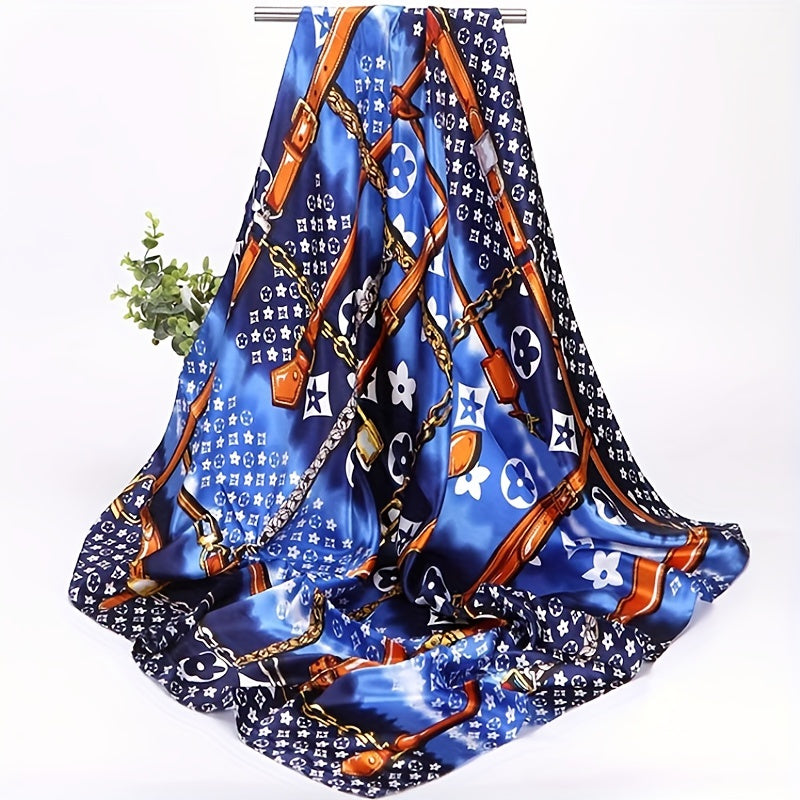 Satin Silk Square Scarf