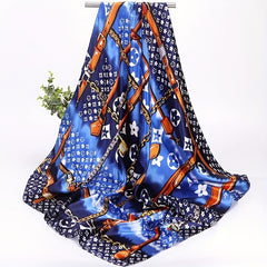 Satin Silk Square Scarf