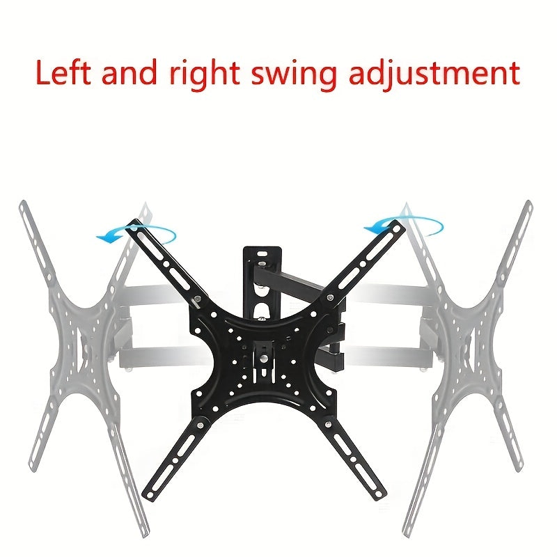 TV Wall Mount Bracket Holder Adjustable Angle 25-66 cm Load 9.98KG