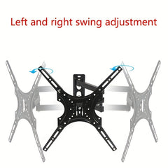 TV Wall Mount Bracket Holder Adjustable Angle 25-66 cm Load 9.98KG