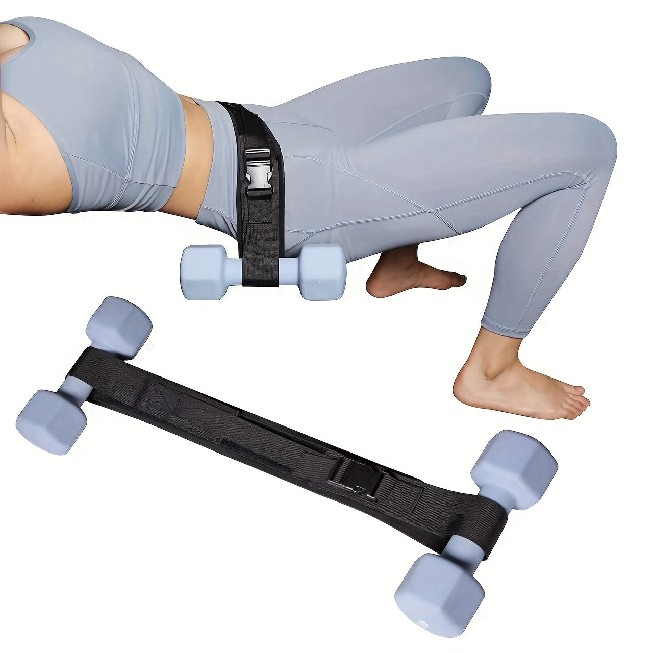 Hip Thrusting Belt Waist Weighted Training Belt Dumbbell Workout