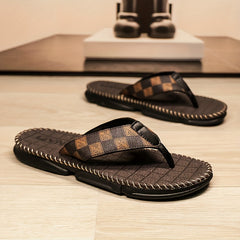 Women's Outdoor Flip Flops Summer Sandals Retro Slip-On Slippers