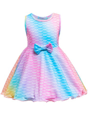 Girls Mermaid Princess Dress for Christmas Party