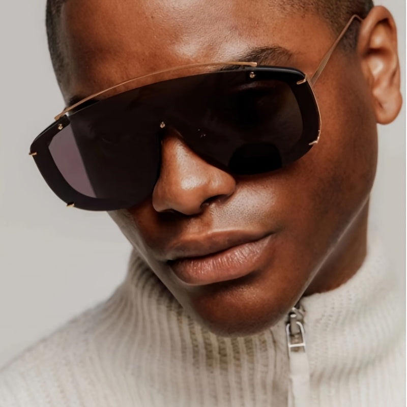 Large Frame One piece Ins Sunglasses