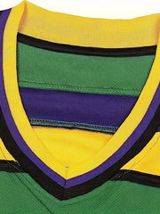 Men's Green Vintage Ice Hockey Jersey Sweatshirt