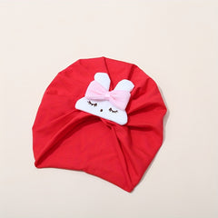 Rabbit & Bowknot Baby Turban Hat Head Wrap - Boys Girls