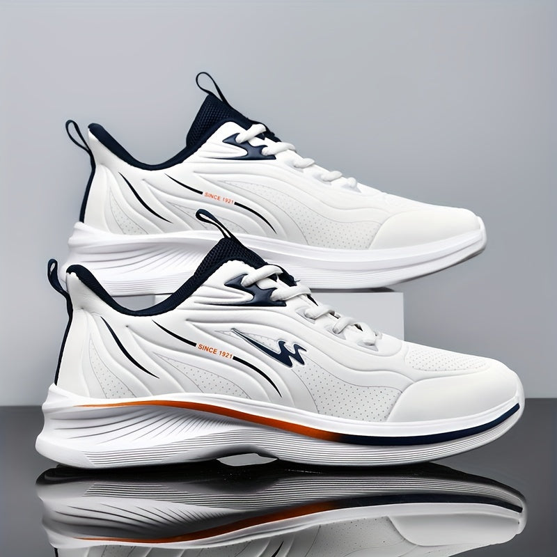 Men's Lace Up Sneakers Comfortable Non Slip Water Resistant
