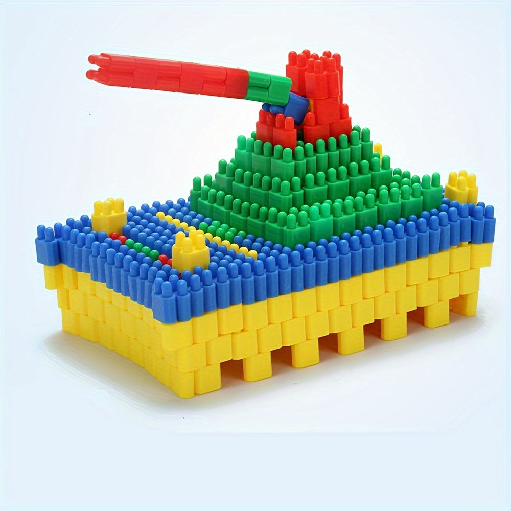300pcs Rocket Bullet Desktop Building Block Toys Plastic Toys