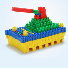 300pcs Rocket Bullet Desktop Building Block Toys Plastic Toys