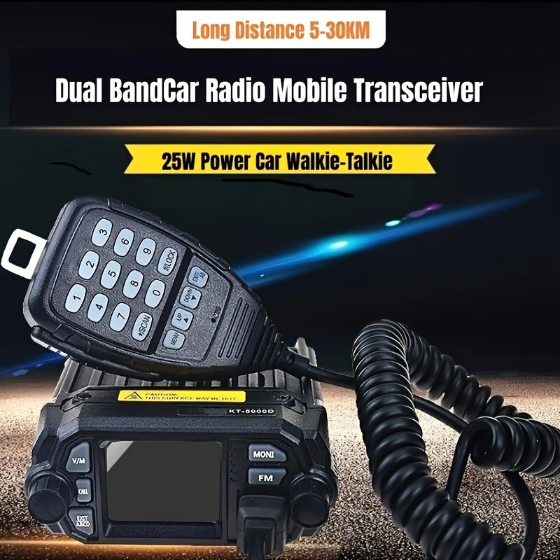 Dual Band Car Radio Mobile Transceiver Walkie Talkie
