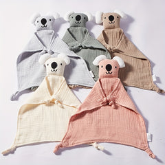 Baby Koala Comfort Towel, 100% Cotton Green Grey