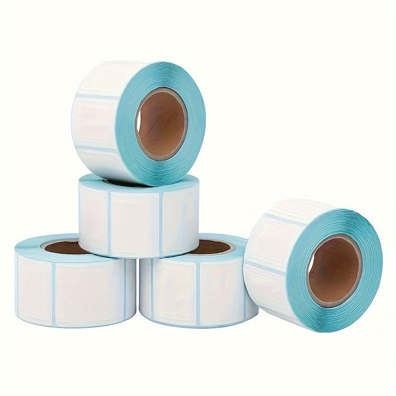 1000pcs Waterproof Scratch Thermal Label Paper Blank Self adhesive 3 Double row