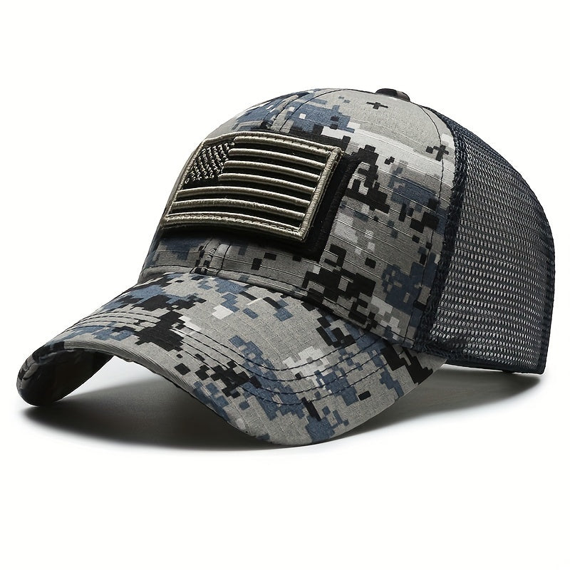 Unisex Camouflage Baseball Cap Adjustable Sunshade Outdoor Sport Hat