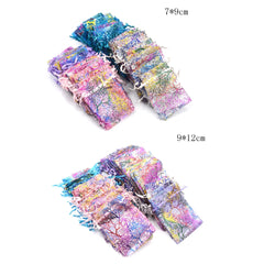 50pcs Organza Gift Bags 7*9 9*12cm Drawstring Pouches for Wedding Party