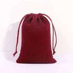 50pcs Velvet Jewelry Bag Gift Package Wedding Christmas Party Drawstring Pouch