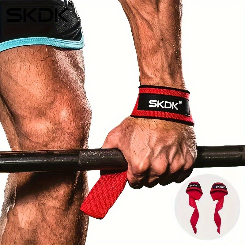 2pcs Sports Hand Grip Straps Weight Lifting Wrist Band for Pull Up Exercises