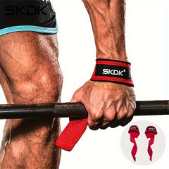 2pcs Sports Hand Grip Straps Weight Lifting Wrist Band for Pull Up Exercises