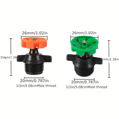 Adjustable 360 Degree Garden Sprinklers - Pack of 5