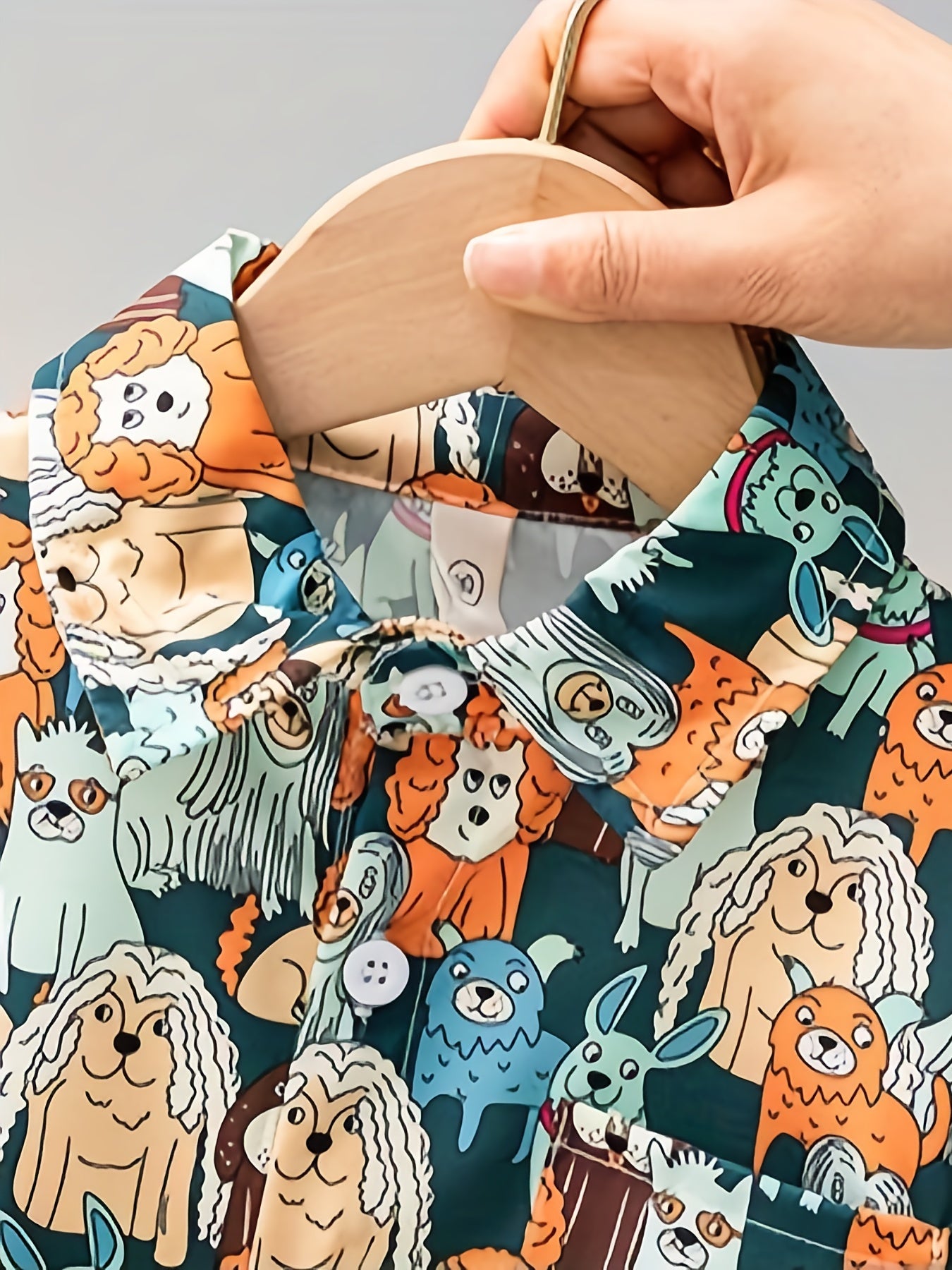 2pcs Boys Funny Dog Graphic Shirt&Shorts Set Summer Kids Clothing